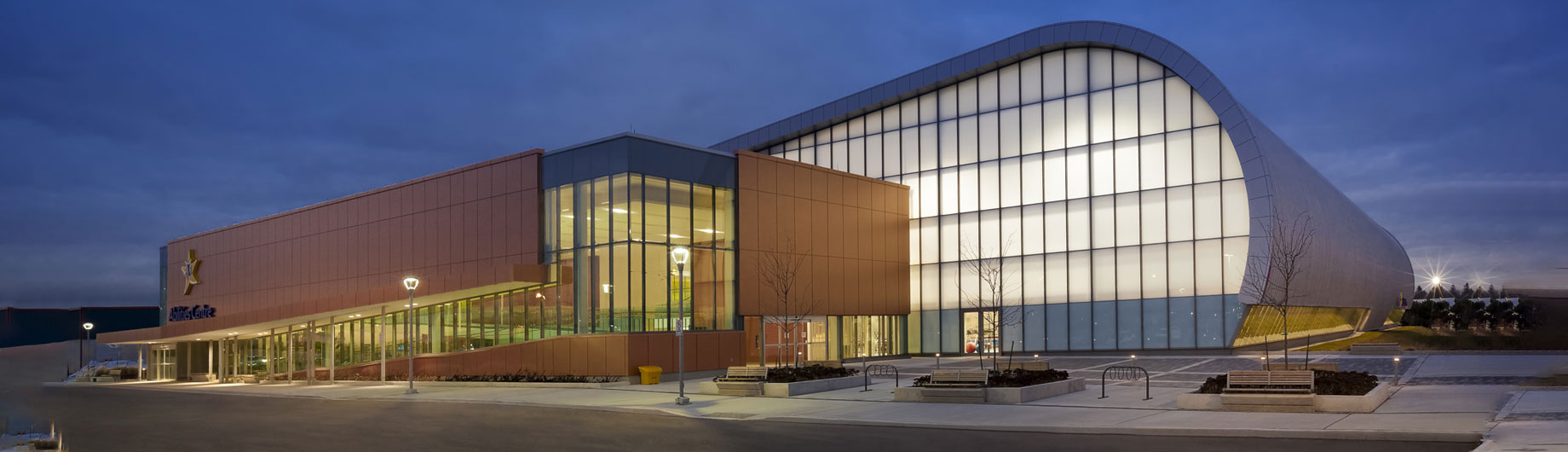 Abilities Centre building from the outside view